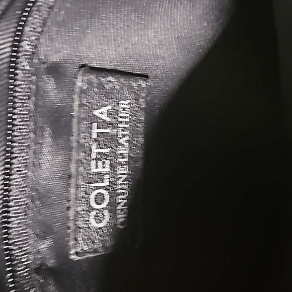 Coletta Black Leather Shoulder Bag - Picture 7 of 8